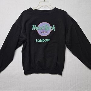 Vintage 90s Hard Rock Cafe London Crewneck Pullover Sweatshirt Size Medium